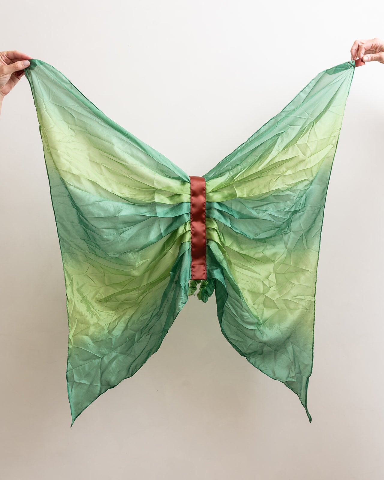 Fabric Butterfly Wings Green Adult Fabric Butterfly Wings Green Adult
