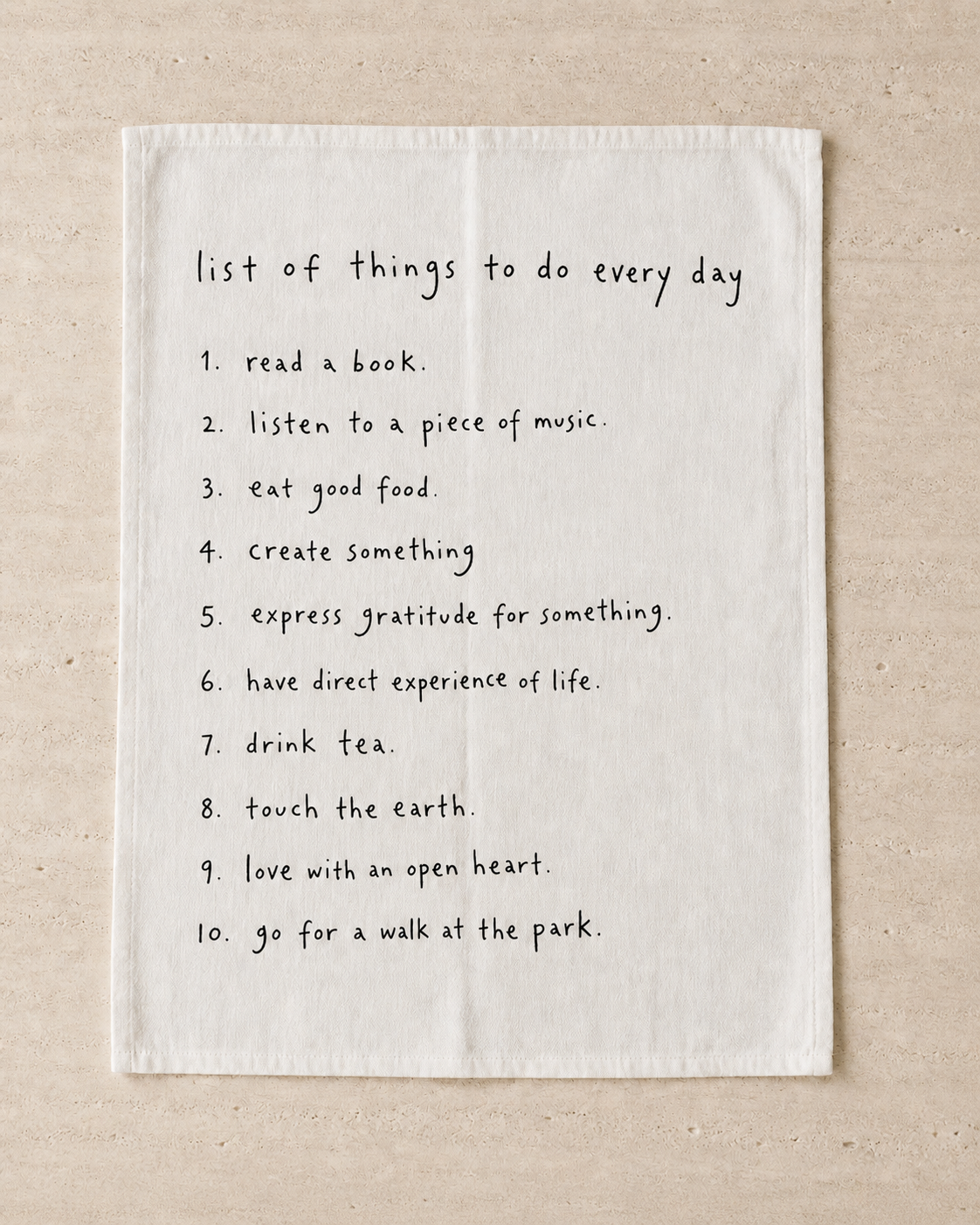 TO DO LIST NAPKIN