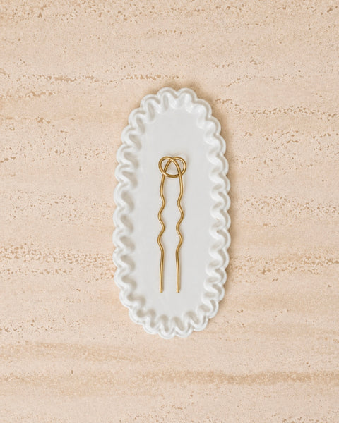 BRASS HAIR FORK