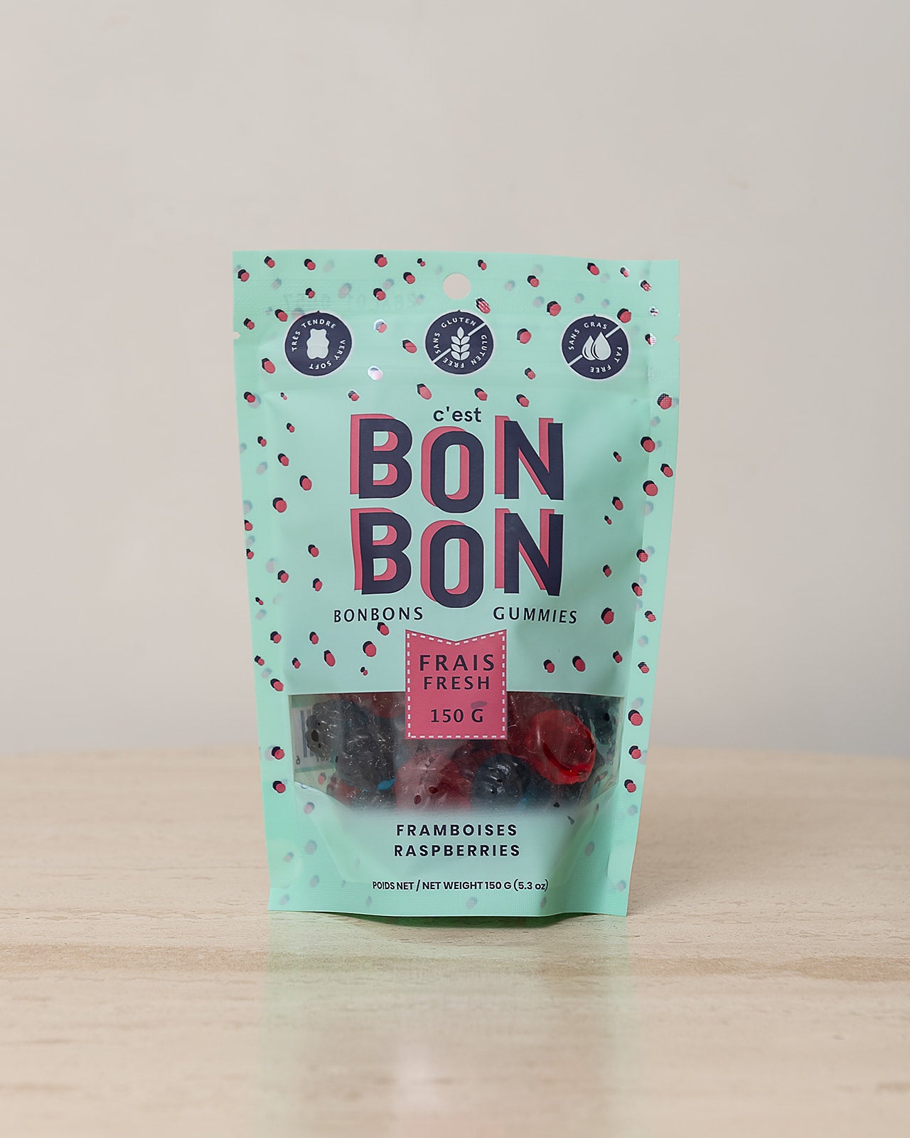 RASPERRY GUMMY CANDIES