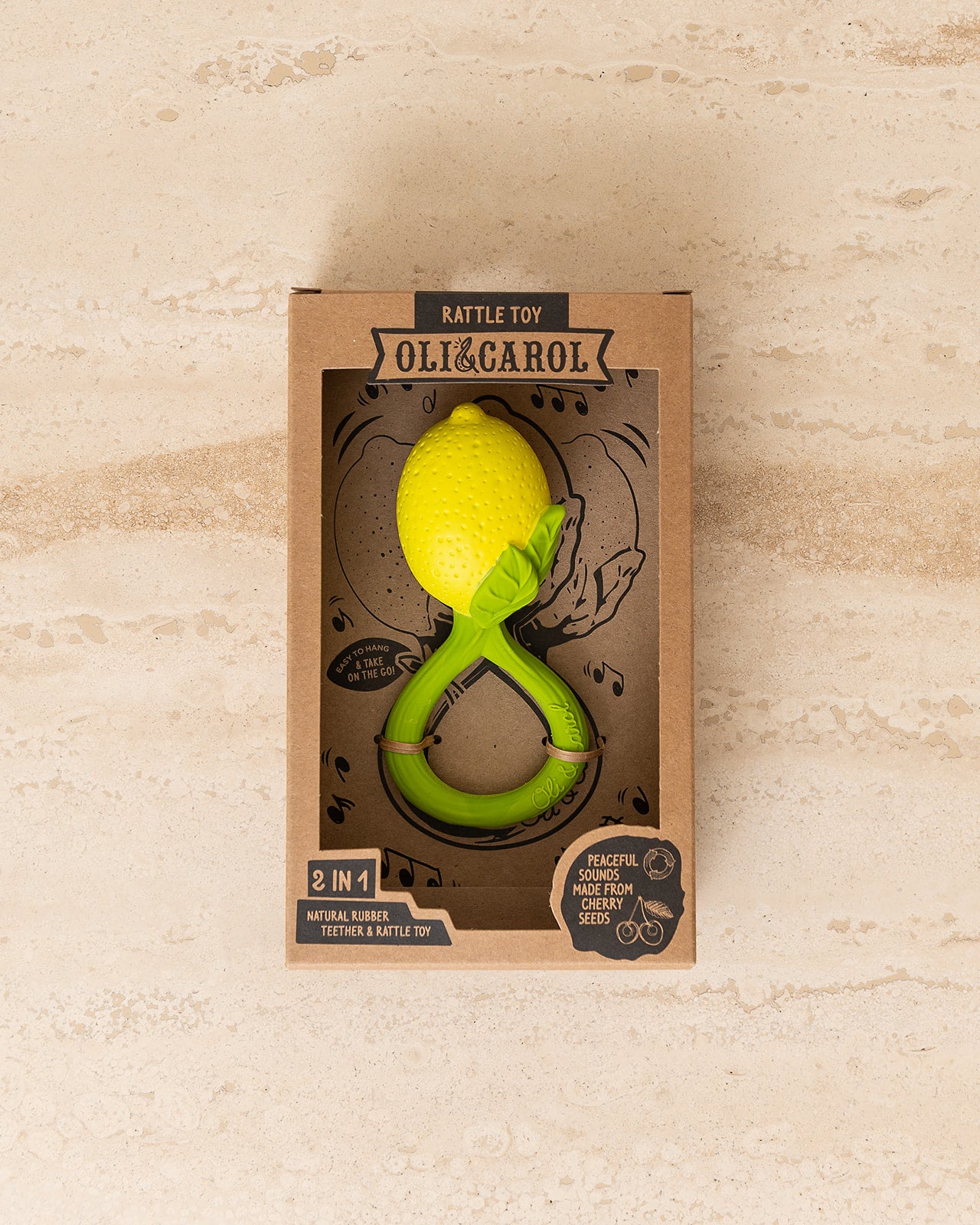 LEMON RATTLE TOY