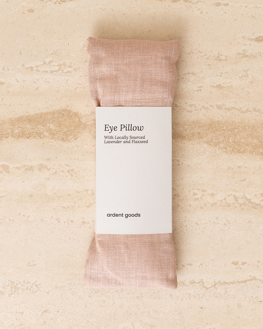 AROMATHERAPY EYE PILLOW W/LAVENDER - PEACH