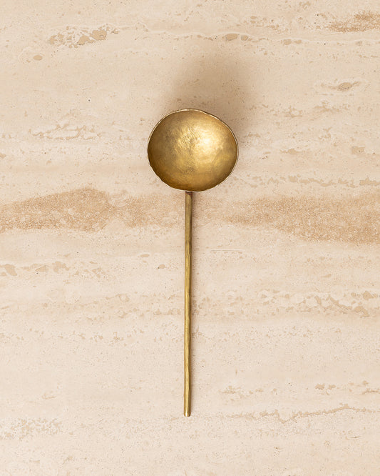 BRASS SERVING SPOON