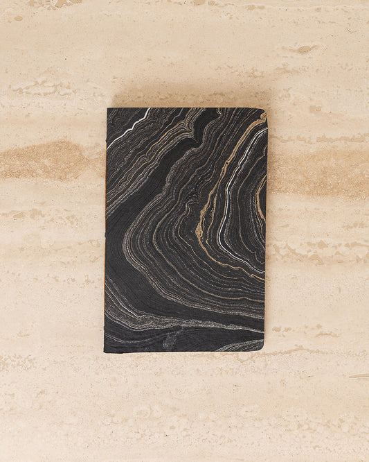 SOFT COVER MARBLED NOTEBOOK