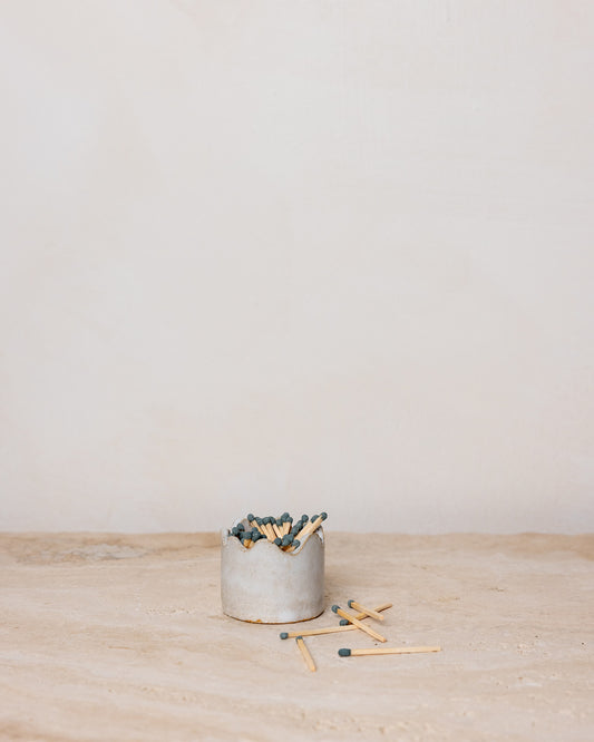 SCALLOPED MATCH HOLDERS