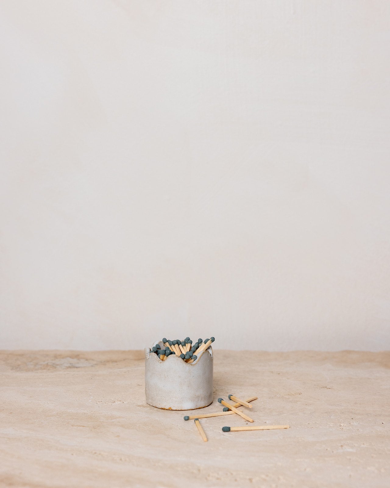 SCALLOPED MATCH HOLDERS