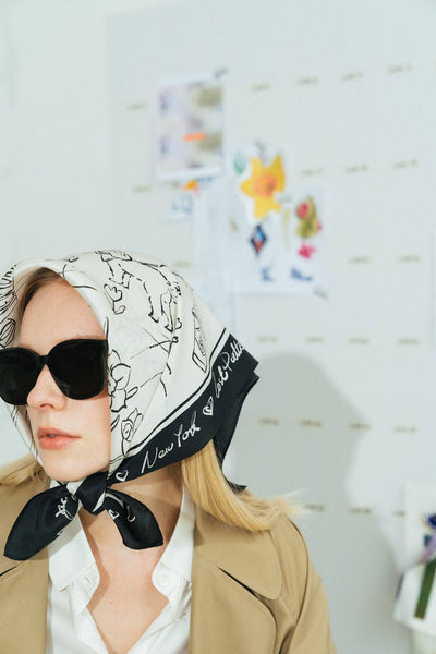 NEW YORK IN SKETCHES - SILK SCARF