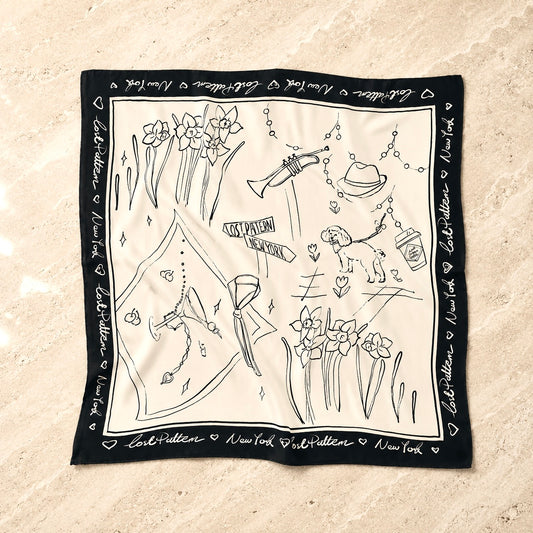 NEW YORK IN SKETCHES - SILK SCARF