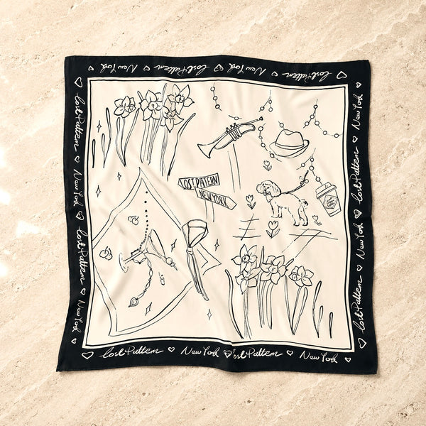 NEW YORK IN SKETCHES - SILK SCARF